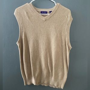 Tan sweater vest
